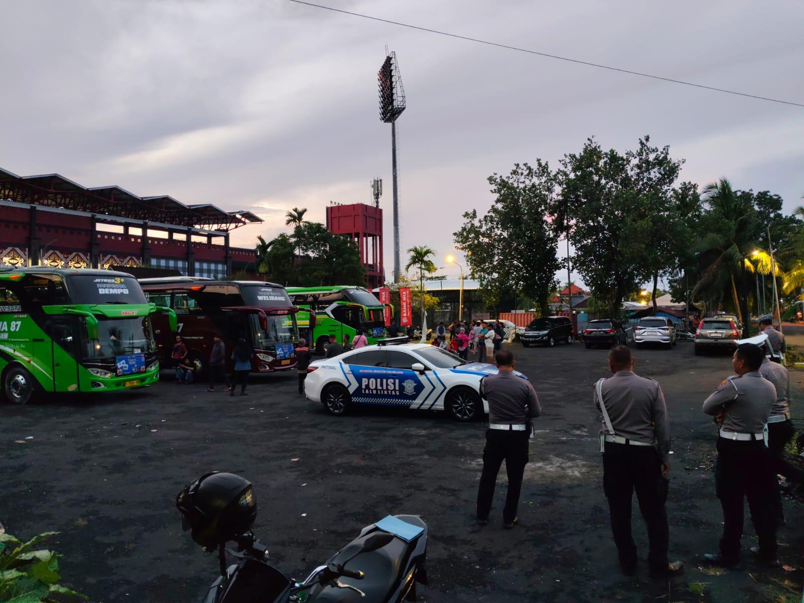 Mudik Gratis Polda Bali, Peserta Diberangkatkan dari Stadion Kapten I Wayan Dipta